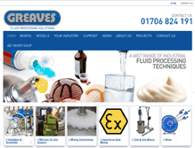 Tablet Screenshot of greaves.co.uk